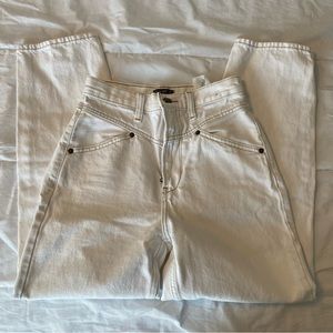 Abercrombie and Fitch white jeans